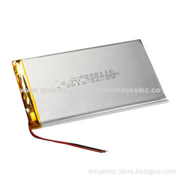 3.7V/5,200mAh Mobile Phone Power Battery with 6.0 x 68 x 116mm Size
